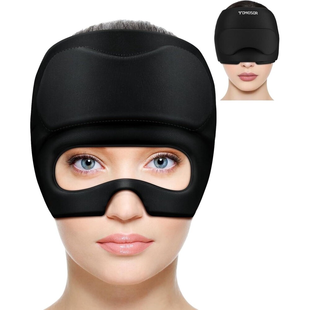 Migraine Relief Cap, Foldable Eye Visible Headache Relief Cap, Migraine Relief